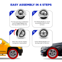 Universale Schneeketten EN 16662-1 zertifiziert für Autos Active Series Eigenschaften