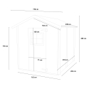 Garten-Holzbox für Gartengeräte Gaeta 178x218 Sales