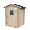 Holz-Gartenhaus für Werkzeuge mit Tür und Fenster Hobby 146x146 Angebot