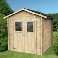 Garten- und Geräteschuppen aus Holz Hobby 198x198 PD Aktion