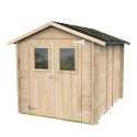 Gerätehaus aus Holz mit Doppeltür für Gartenwerkzeuge, Modell Hobby 198x248 PD Angebot