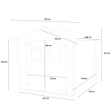 Gartenhaus aus Holz für Werkzeuge DoppelTür Hobby 248x198 Sales