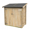 Gartenhaus aus Holz Ambrogio 155x85 Nature, anlehnbar für Gartengeräte Angebot