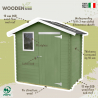 Gartenhaus aus Holz Geräteschuppen mit Fenster Livia 198x130 Eco Verkauf