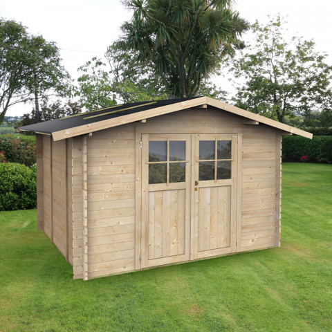 Gartenhaus aus Holz für Gartengeräte Box Opera 300x250 Aktion