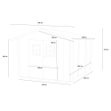 Gartenhaus aus Holz für Gartengeräte Box Opera 300x250 Sales