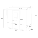 Gartenhaus aus Holz Geräteschuppen Vaniglia 207x102 Sales
