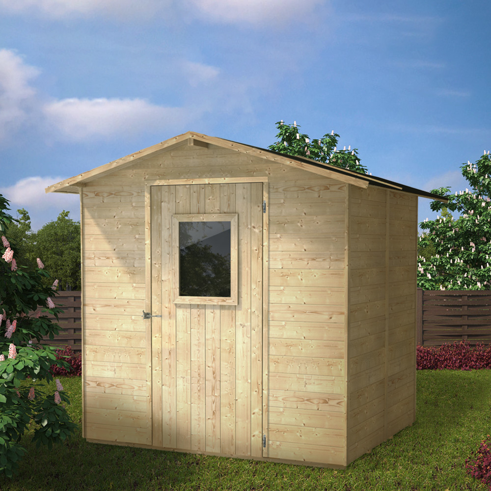 Gartenhaus aus Holz Geräteschuppen Vanilla 200x207