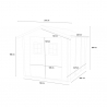 Holzgerätehaus Gartenbox Opera 215x249 Sales