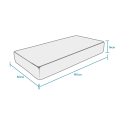 Orthopädische Einzelmatratze Memory Foam 16 cm 80x190 Easy Comfort M Lagerbestand