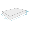 Doppelmatratze 160x190 Memory Foam 16 cm orthopädisch anatomisch Easy Comfort M Eigenschaften