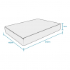 Memory Foam Matratzendoppelbett anatomisch orthopädisch 16 cm 160x200 Easy Comfort M Eigenschaften