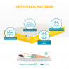 Halbhoher Matratze 120x190 Memory Foam 23 cm anatomisch orthopädisch Comfort M Rabatte