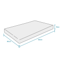 Orthopädische Kindermatratze 18 cm Waterfoam 80x160 Super Top Eigenschaften