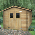 Gartengerätehaus aus Holz mit Doppeltür Hobby 248x248 Aktion