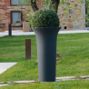Hoher Pflanzkübel Ø 58 x 100 cm, rundes Design, Blumenkübel für Terrasse und Garten Flos Eigenschaften