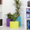 Vasen-Set 3 bunte Töpfe für Haus Garten Pflanzen Tris Petalo