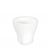Hohe runde moderne Design-Outdoor-Vase mit Beleuchtungsset Domus