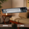 Infrarot-Heizstrahler Wandmontage Radiator 2000W Innen/Außen Skals Sales