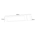 Infrarot-Heizstrahler Wandmontage Radiator 2000W Innen/Außen Skals Katalog
