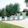 100 cm hoher quadratischer Pflanztopf Design Terrasse Garten Patio Kosten