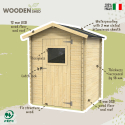 Gartenhaus Holzschuppen für Werkzeug und Heimwerken Flavia 146x130 Verkauf