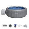 Aufblasbarer Whirlpool rund 216x80cm Bestway Lay-Z SPA Santorini Hydrojet Pro 7 Personen 60075 Verkauf