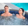 Aufblasbarer Whirlpool rund 216x80cm Bestway Lay-Z SPA Santorini Hydrojet Pro 7 Personen 60075 Modell