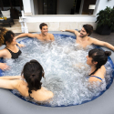 Aufblasbarer Whirlpool rund 216x80cm Bestway Lay-Z SPA Santorini Hydrojet Pro 7 Personen 60075 Rabatte