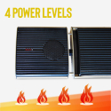Infrarot-Heizstrahler Bluetooth ohne Lichtemissionen 1000W Lautsprecher Spaik Katalog