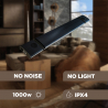 Infrarot-Heizstrahler Bluetooth ohne Lichtemissionen 1000W Lautsprecher Spaik Sales