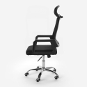 Ergonomischer Design-Bürostuhl kippbar Stoff Kopfstütze Baku Sales