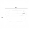 SPA aufblasbarer ovaler Whirlpool 190x120cm EaseZone 7150012 Katalog