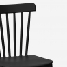 Stuhl in modernem Design aus Polypropylen und Holz für Restaurant Bar Küche Praecisura