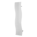 Weiß glänzender Wandgarderobe Design für Flur & Wohnzimmer Onda Hang Angebot