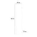 Weiß glänzender Wandgarderobe Design für Flur & Wohnzimmer Onda Hang Rabatte