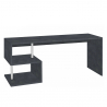 Design-Schreibtisch 180x60cm Anthrazit Büro Modern Esse 2 Report Angebot