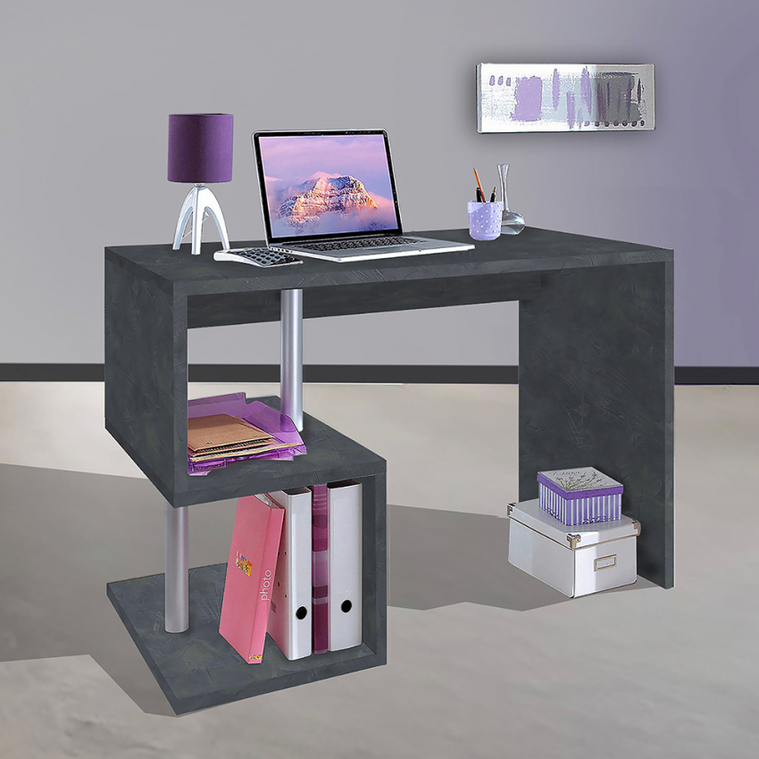 Design-Schreibtisch Büro modernes Studio Anthrazit 100x50cm Esse 2 Report Aktion Design-Schreibtisch Büro modernes Studio Anthrazit 100x50cm Esse 2 Report Aktion