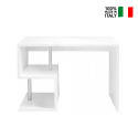 Bürotisch Schreibtisch modernes Design hochglanzweiß 100x50cm Esse 2 Verkauf