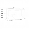 Bürotisch Schreibtisch modernes Design hochglanzweiß 100x50cm Esse 2 Rabatte
