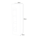 Wohnzimmer-Küchenschrank mit 4 Glasböden, modernes Design Daiquiri Katalog