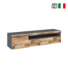Industrielles TV-Rack 155 cm mit Klapptür und Schublade Daiquiri Pero Ardesia M Verkauf