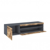Industrielles TV-Rack 155 cm mit Klapptür und Schublade Daiquiri Pero Ardesia M Sales