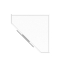 Klappbarer Platzspar-Schreibtisch Eckmodell 70x70cm Dalia II Lagerbestand