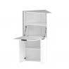 Klappbarer Platzspar-Schreibtisch Eckmodell 70x70cm Dalia II Sales
