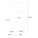 Vertikales Regal mit 6 Ablagen, modernes Design für Zuhause und Büro Calli Katalog