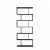 Vertikales Bücherregal 6 Fächer modernes Design Home Office Calli Slate Angebot