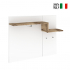 Moderne Wandgarderobe für Eingangsbereich mit 2 Haken, Ablage Zet Cilan Acero Verkauf