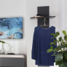 Moderne Wandgarderobe mit 4 Haken und Ablage für den Eingangsbereich Magic Jako Ardesia Aktion