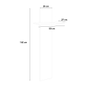 Moderne Wandgarderobe mit 4 Haken und Ablage für den Eingangsbereich Magic Jako Ardesia Rabatte